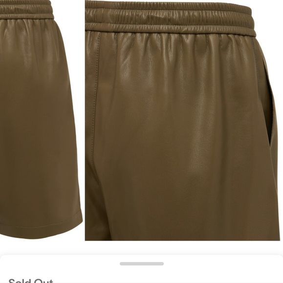 Nanushka Faux Leather Shorts - Picture 3 of 10